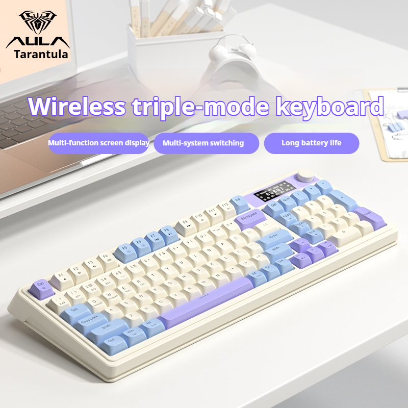 Gaming Keyboard No Noise - Teclado Gamer Sem Fio AULA S99