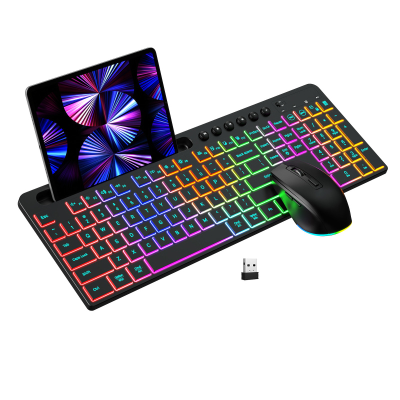 Gaming Keyboard Budget - Conjunto de mouse e teclado sem