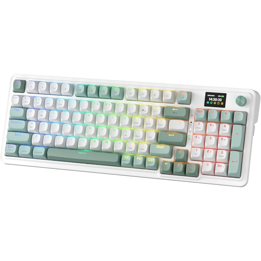 Gaming Keyboard No Noise - Teclado Gamer Sem Fio de 95
