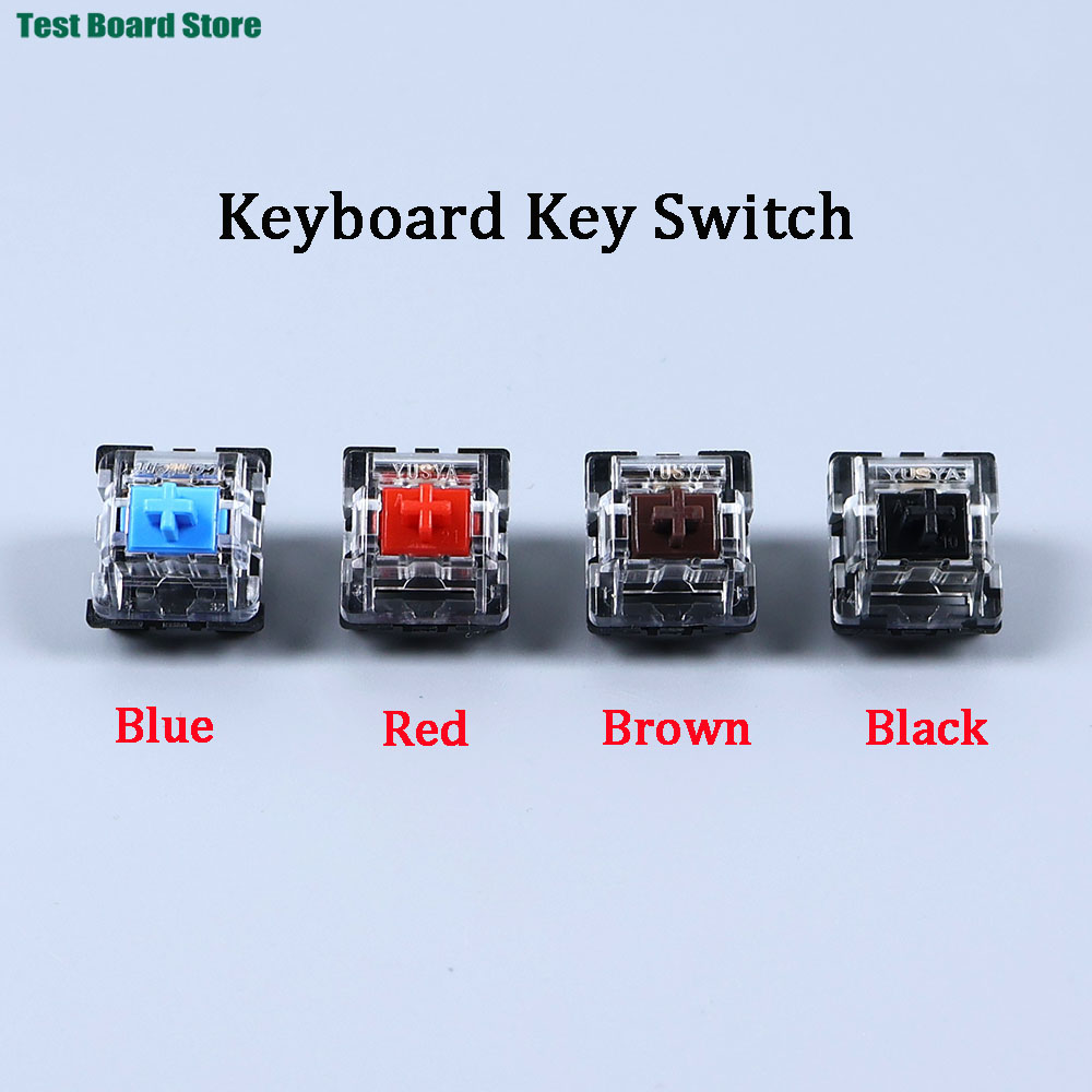 Keyboard Gaming Transparent - Interruptores de Teclas Silenciosas Tácteis Lineares