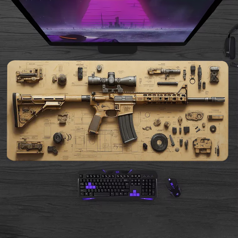 Gaming Keyboard High Ground - Tapete de Rato Gaming Grande e