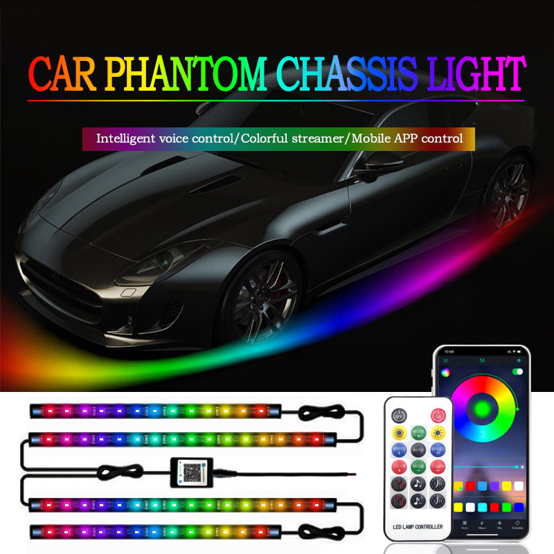 Rgb Underglow Strip - Carro flexível underglow luz de tira