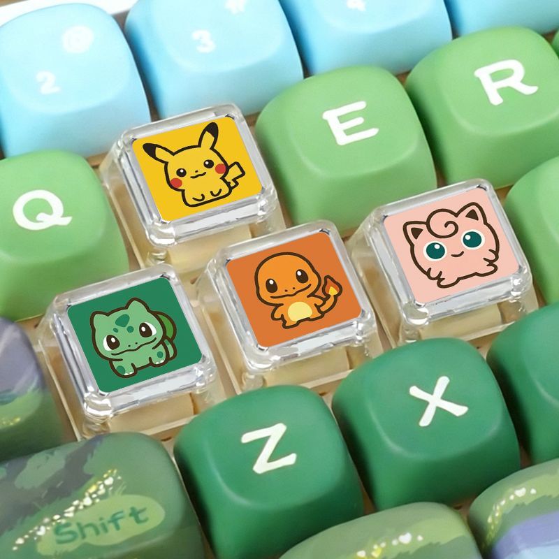 Gaming Keyboard Mechanical - Teclado Mecânico Pokémon Cross Axle com