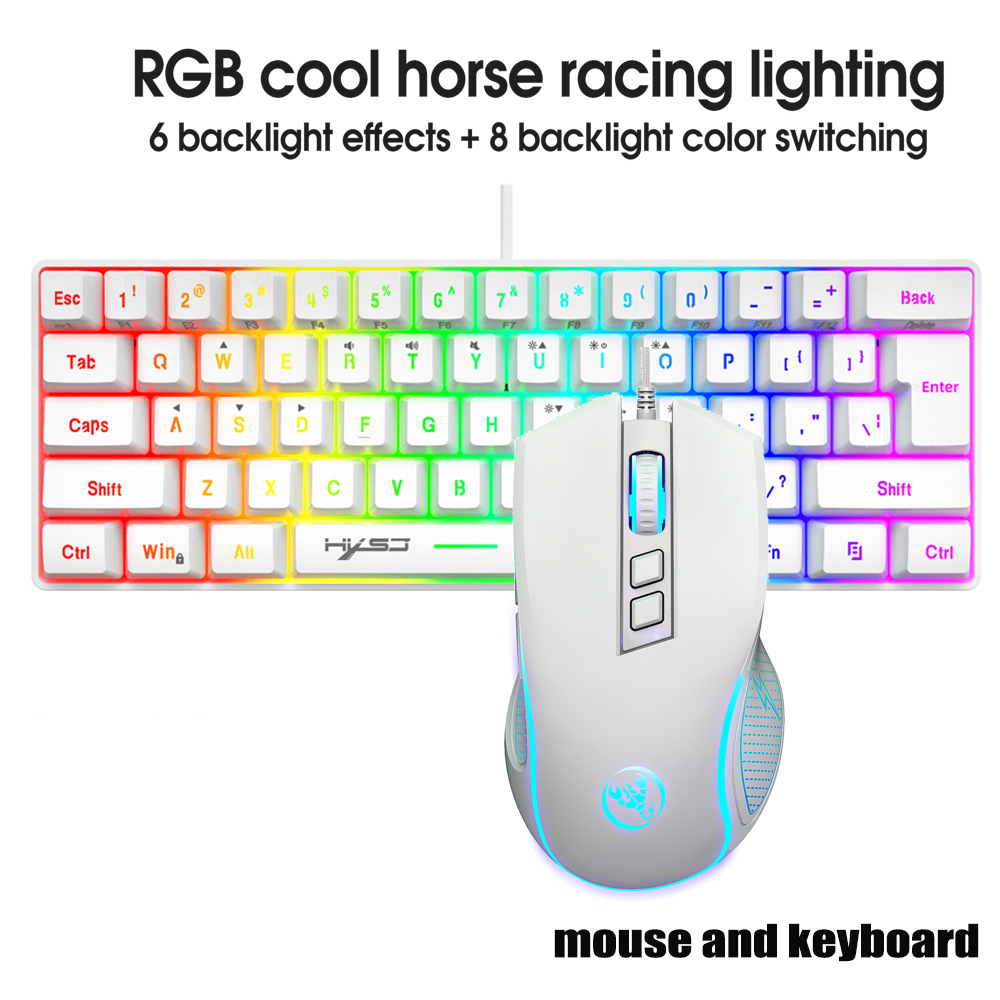 Gaming Keyboard And Mouse Combo - Kit Gamer de Teclado e Mouse,