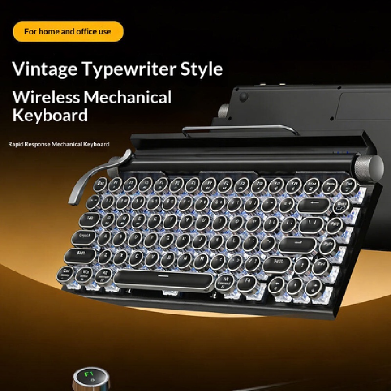 Gaming Keyboard Not Typing - Teclado Mecânico Sem Fio, Estilo Retrô