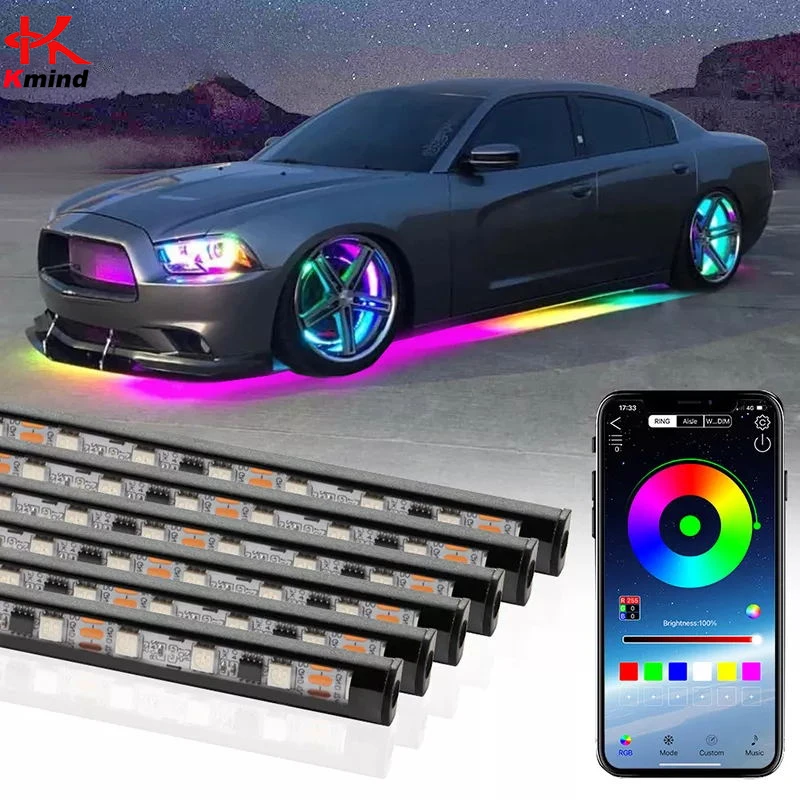 Rgb Underglow Strip - Carro underglow neon luzes led para