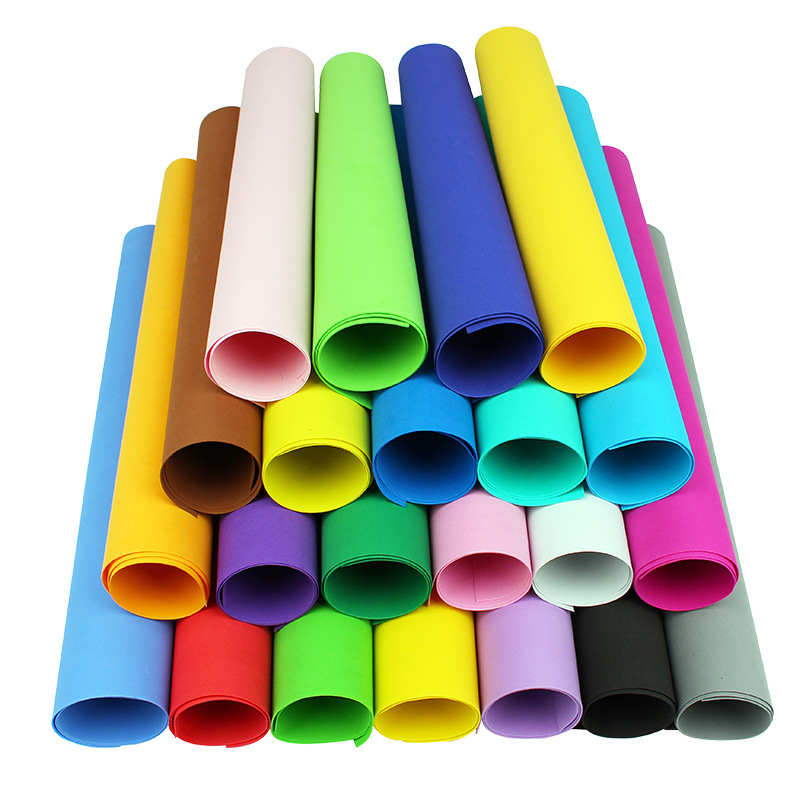 Pe Foam Sheet - 5 pçs 85x50cm multi colorido eva