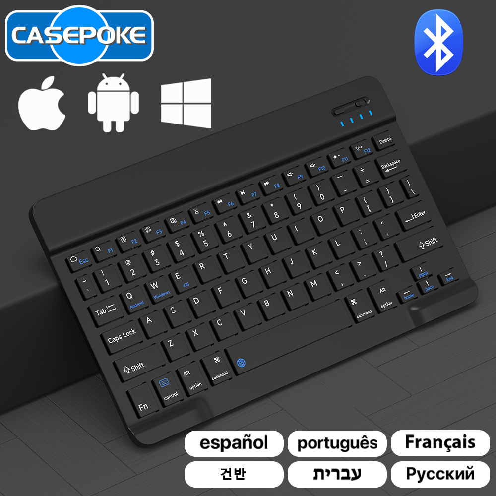 Gaming Keyboard Wireless - Casepoke para ipad xiaomi samsung huawei