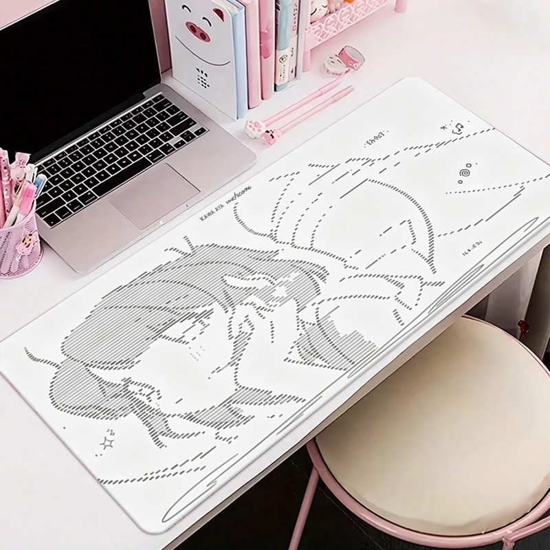 Gaming Keyboard High Ground - 1Pç Mouse Pad de Couro Anime