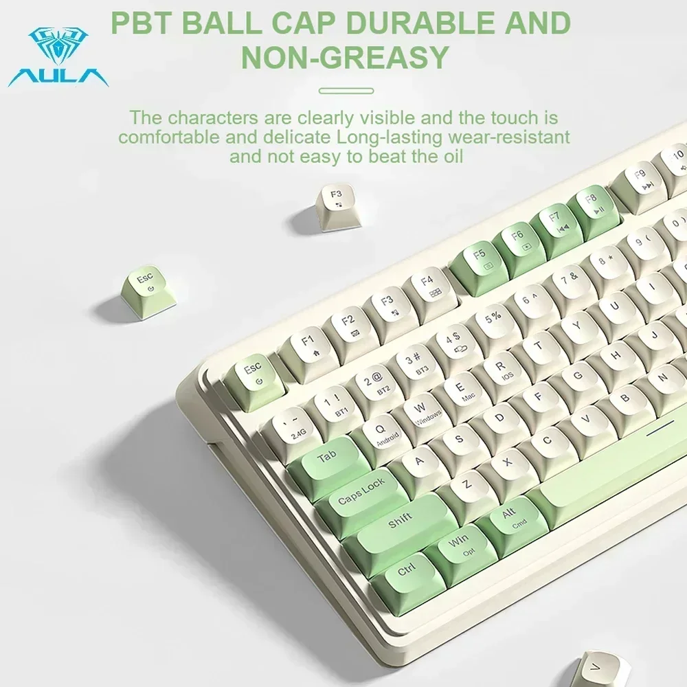 Teclado Gamer Sem Fio AULA S99 - Gaming Keyboard No Noise avaliação e preço