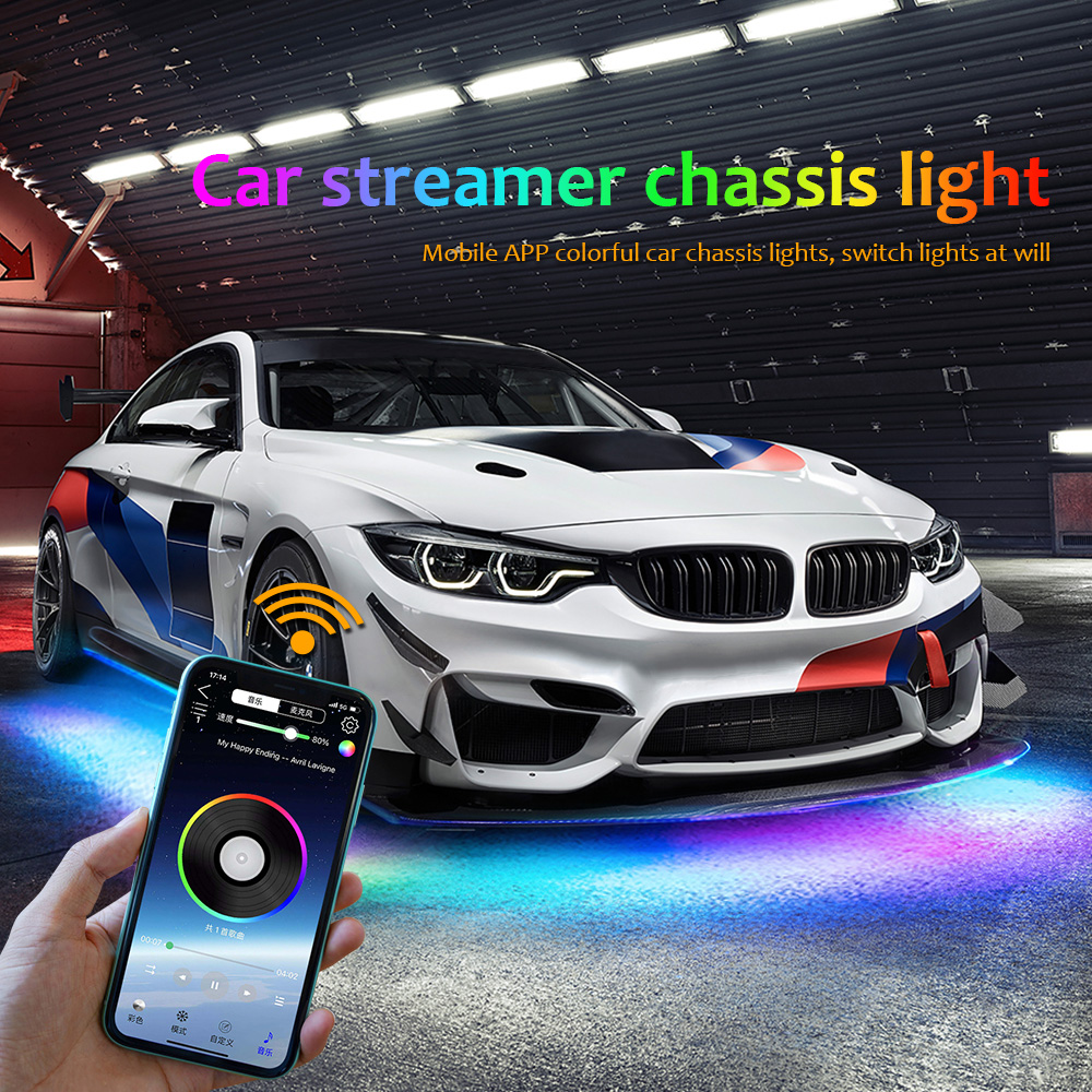 Carro Underglow RGB Luzes LED  - Rgb Underglow Strip avaliação e preço
