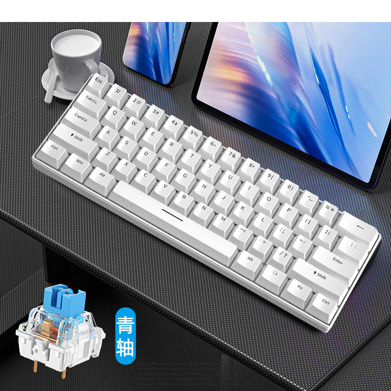 Teclado Gamer Mecânico Branco  - Gaming Keyboard Budget avaliação e preço