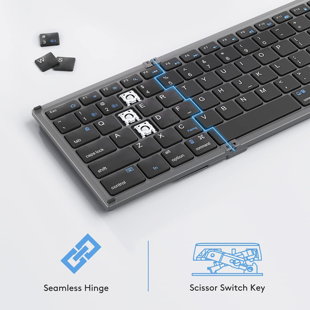 Teclado bluetooth dobrável com - Gaming Keyboard Budget avaliação e preço