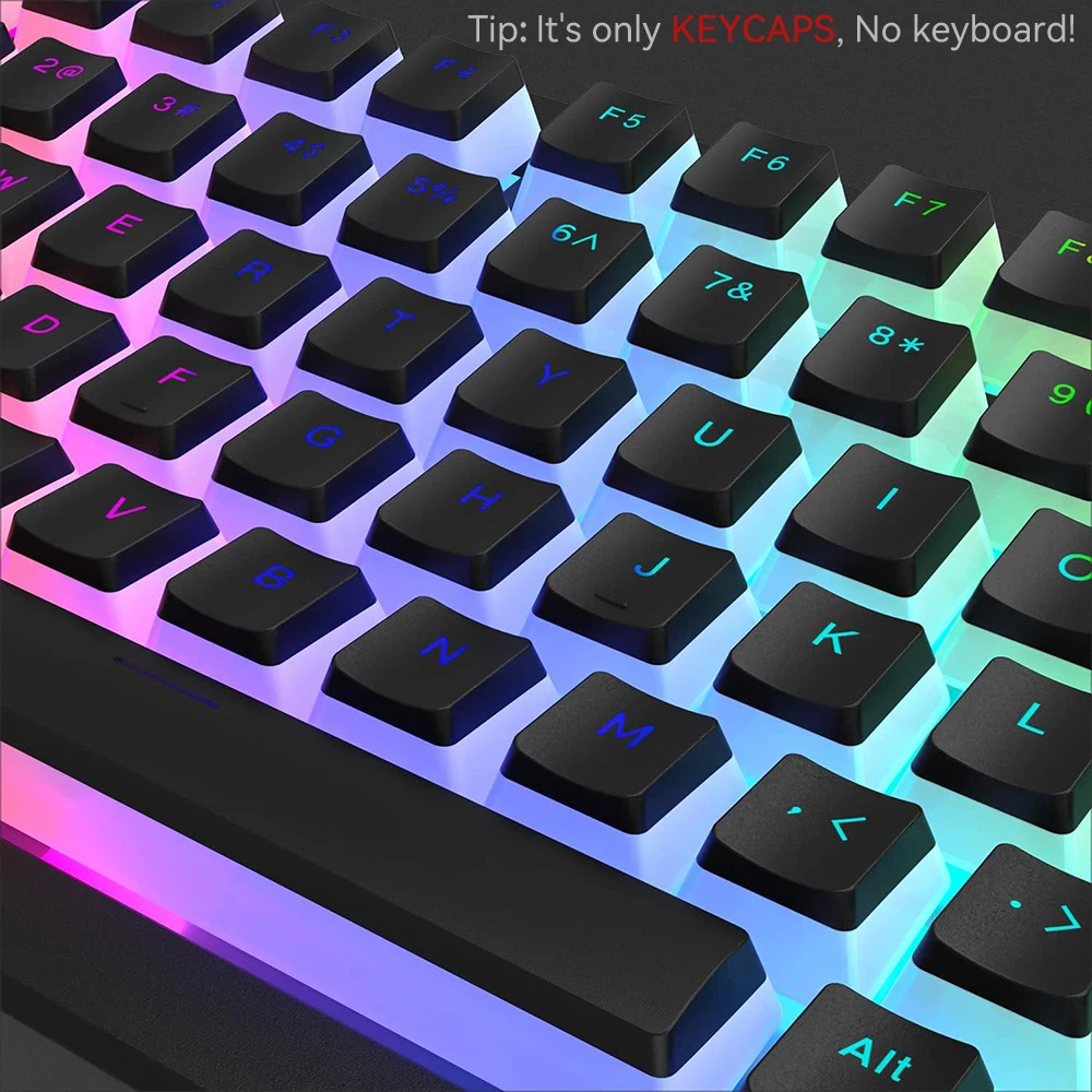 Novo pudim pbt keycaps 129 tec - Gaming Keyboard Budget avaliação e preço