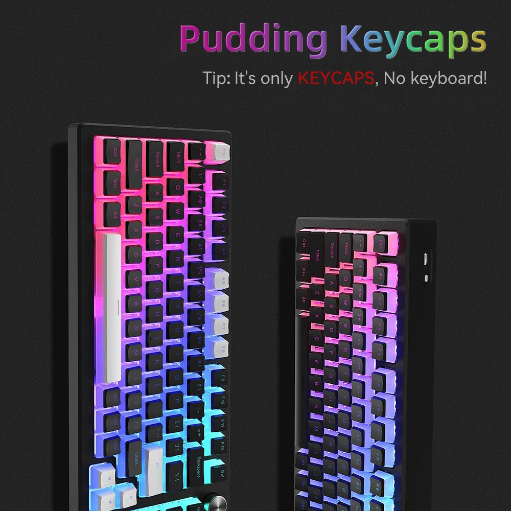 Novo pudim pbt keycaps 129 tec - Gaming Keyboard Budget avaliação e preço