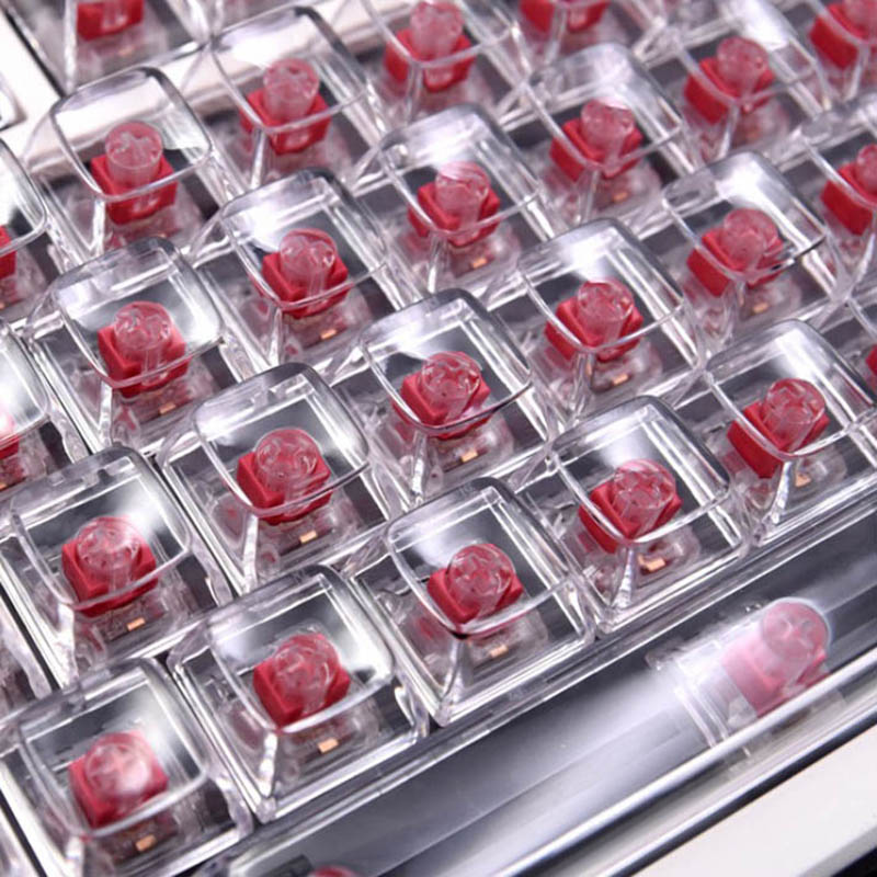 Teclas transparentes de crista - Keyboard Gaming Transparent avaliação e preço