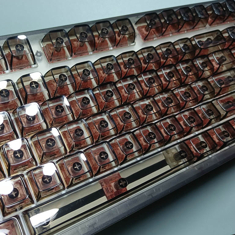 Teclas transparentes de crista - Keyboard Gaming Transparent avaliação e preço