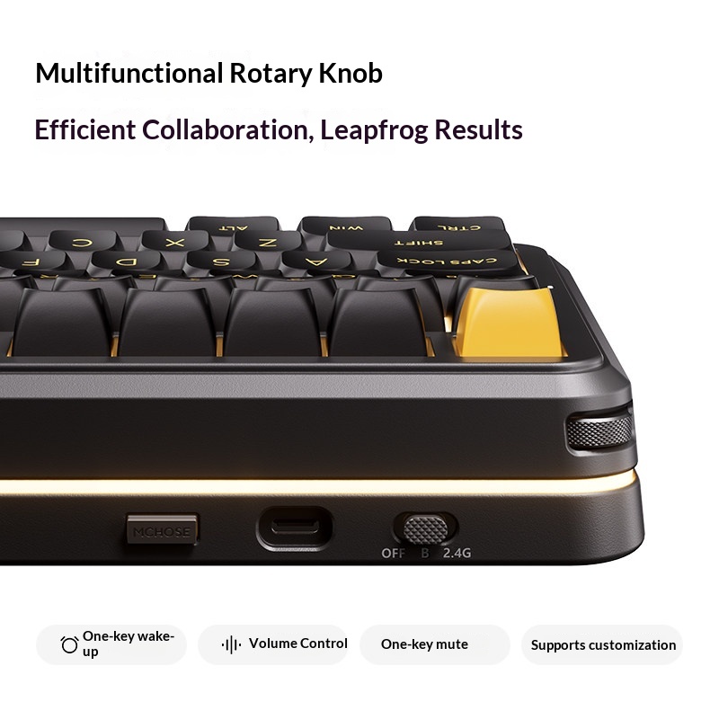 Teclado Mecânico Personalizáve - Gaming Keyboard Wireless avaliação e preço