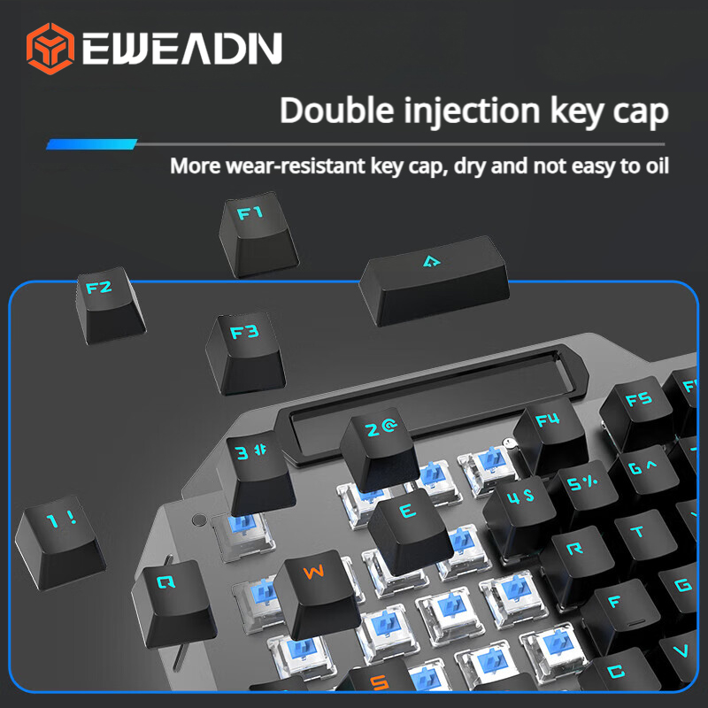 Teclado Mecânico EWEADN TK900  - Keyboard Gaming Mac avaliação e preço