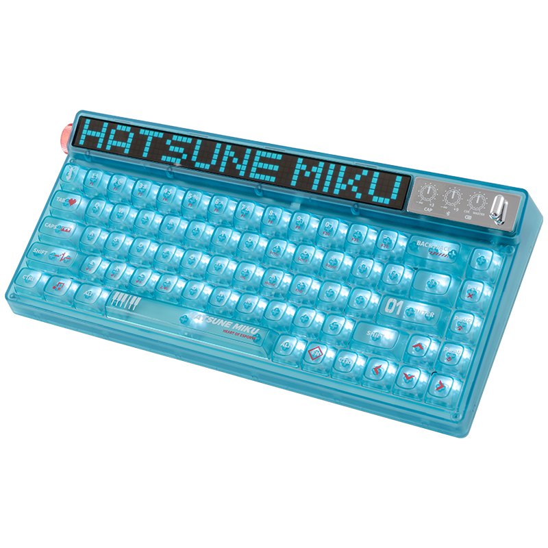 Anime hatsune miku série tecla - Gaming Keyboard Wireless avaliação e preço