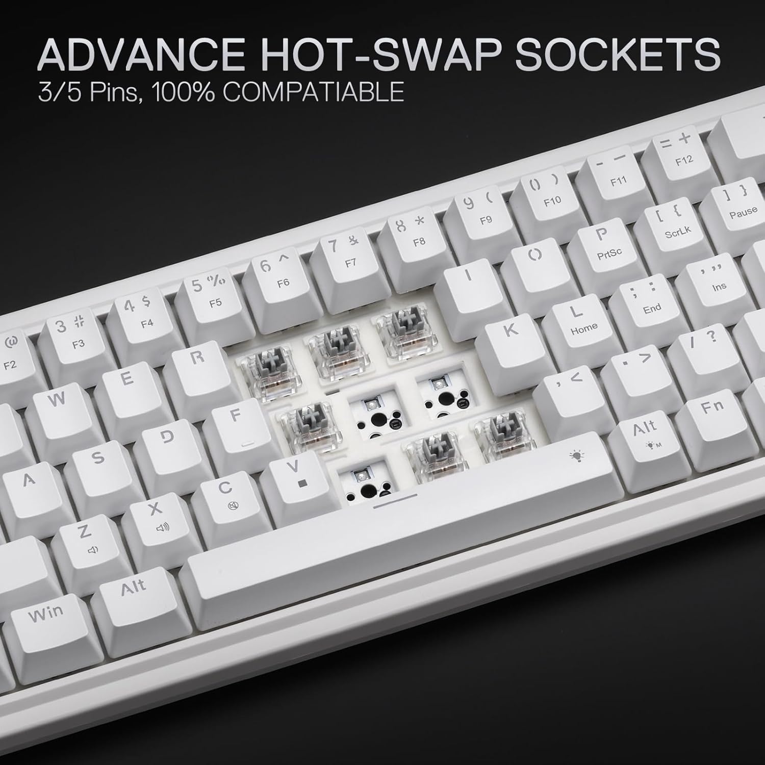 Redragon K709 65% Junta com fi - Gaming Keyboard No Noise avaliação e preço