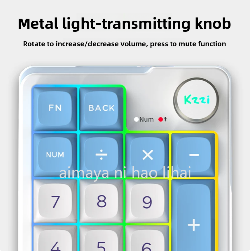 Teclado Mecânico Sem Fio Kzzi  - Gaming Keyboard Wireless avaliação e preço
