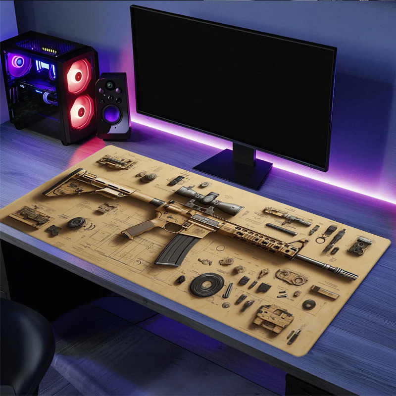 Tapete de Rato Gaming Grande e - Gaming Keyboard High Ground avaliação e preço