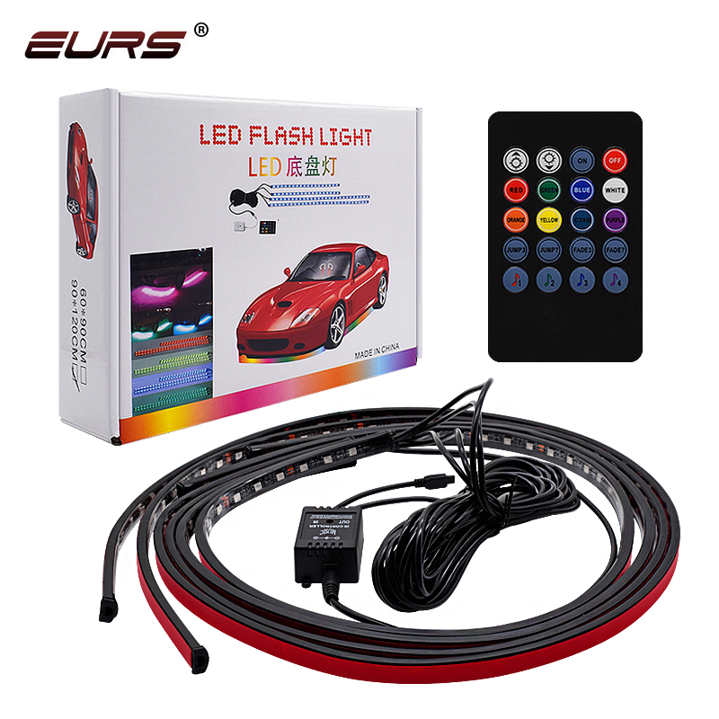 Sob o carro luzes led underglo - Rgb Underglow Strip avaliação e preço
