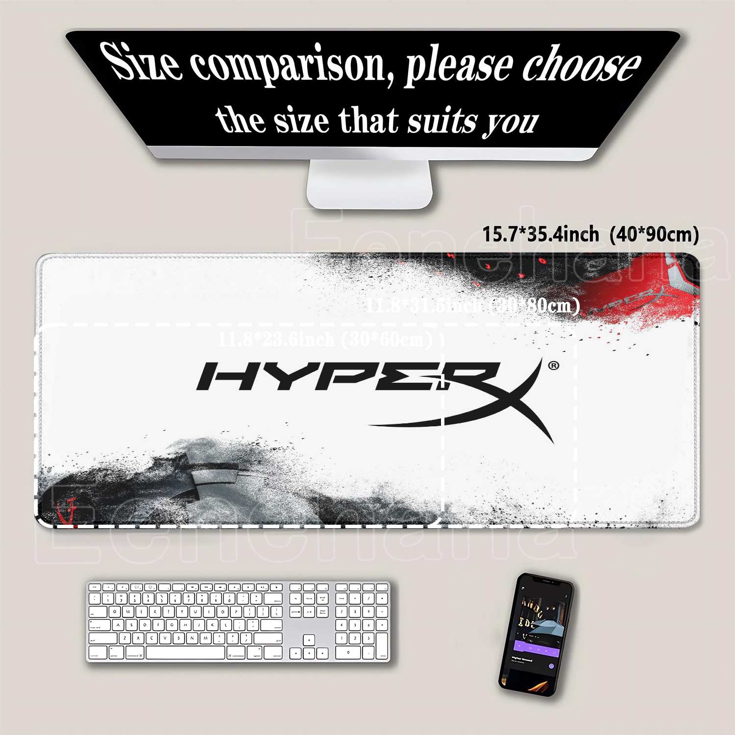 H-hyperx mouse pad laptop jogo - Gaming Keyboard Hyperx avaliação e preço
