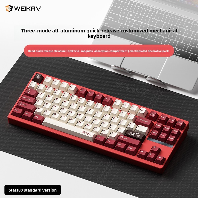 Teclado Mecânico WEIKAV STARS8 - Keyboard Gaming Mac avaliação e preço