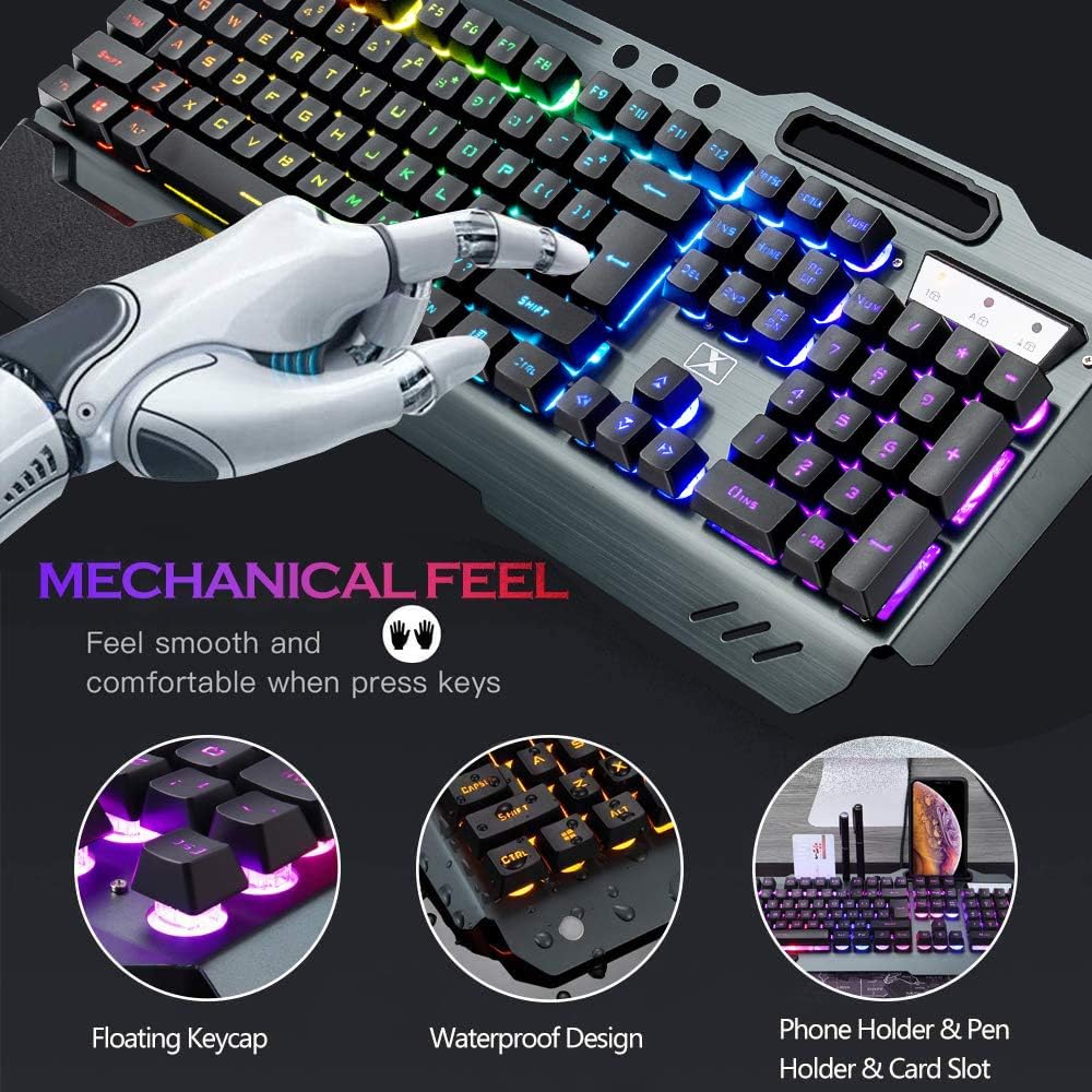 Combinação de teclado e mouse  - Gaming Keyboard And Mouse Combo avaliação e preço