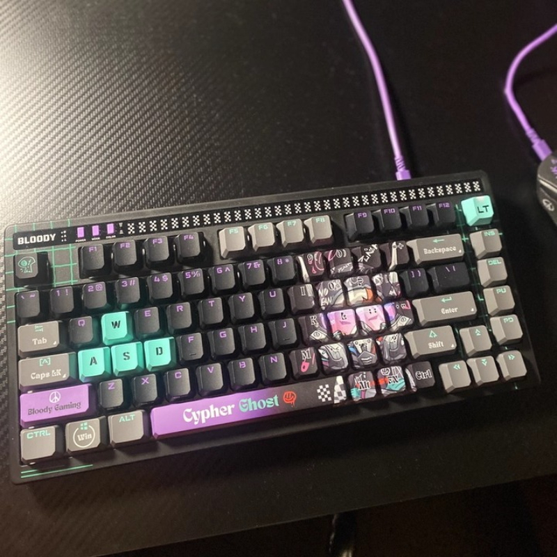 Teclado Mecânico A4Tech AT75 H - Gaming Keyboard No Noise avaliação e preço