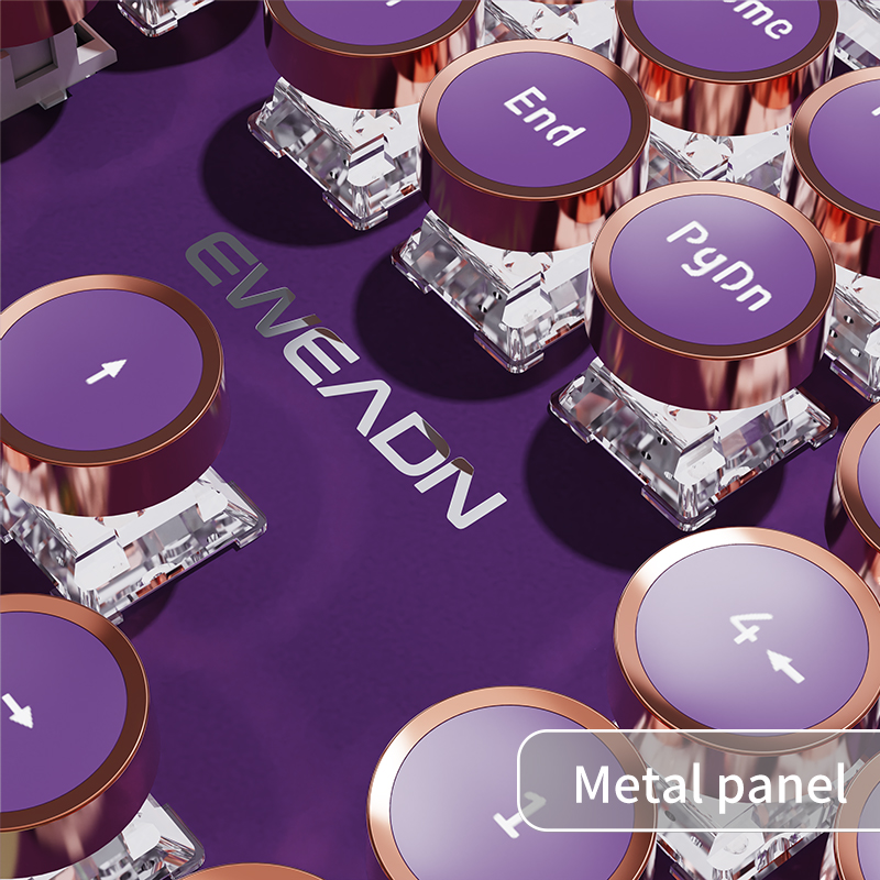 Teclado mecânico com fio EWEAD - Gaming Keyboard Mechanical avaliação e preço
