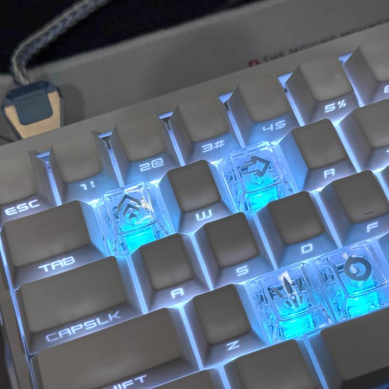 Valorant habilidades keycaps t - Keyboard Gaming Transparent avaliação e preço