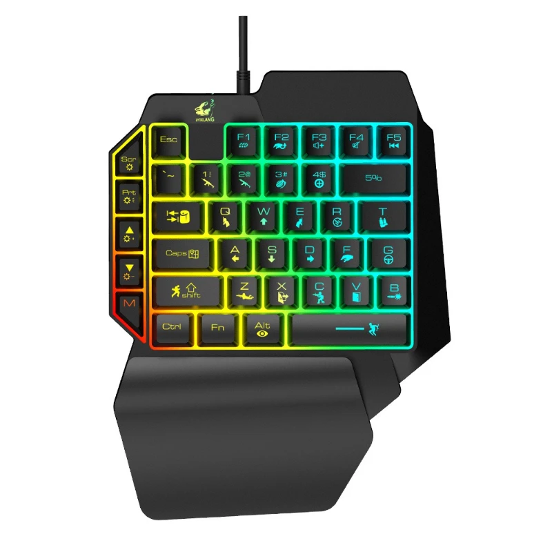 K15 teclado com uma mão Gun Go - Gaming Keyboard Ebay avaliação e preço