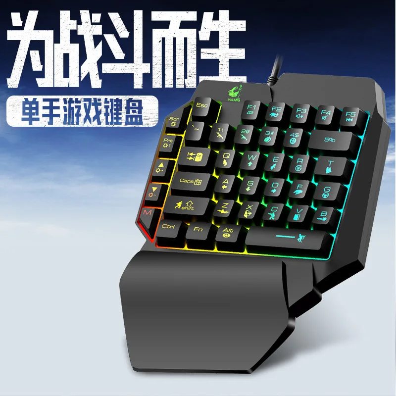K15 teclado com uma mão Gun Go - Gaming Keyboard Ebay avaliação e preço