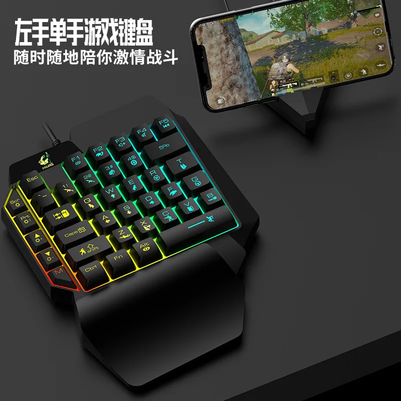 K15 teclado com uma mão Gun Go - Gaming Keyboard Ebay avaliação e preço