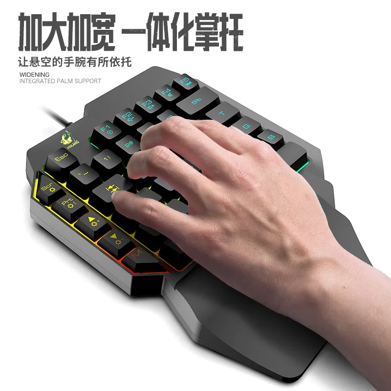 K15 teclado com uma mão Gun Go - Gaming Keyboard Ebay avaliação e preço