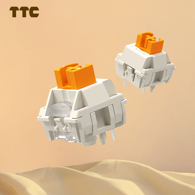 TTC Flame Orange Linear Switch - Gaming Keyboard Hot Swappable avaliação e preço