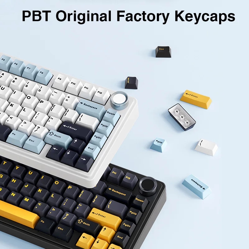 AULA-F75 Teclado mecânico sem  - Keyboard Gaming Transparent avaliação e preço