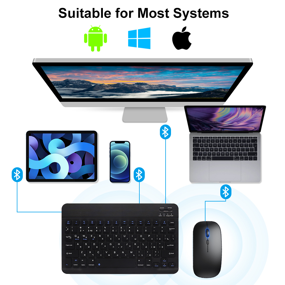 Teclado e mouse bluetooth para - Gaming Keyboard Mouse Set avaliação e preço