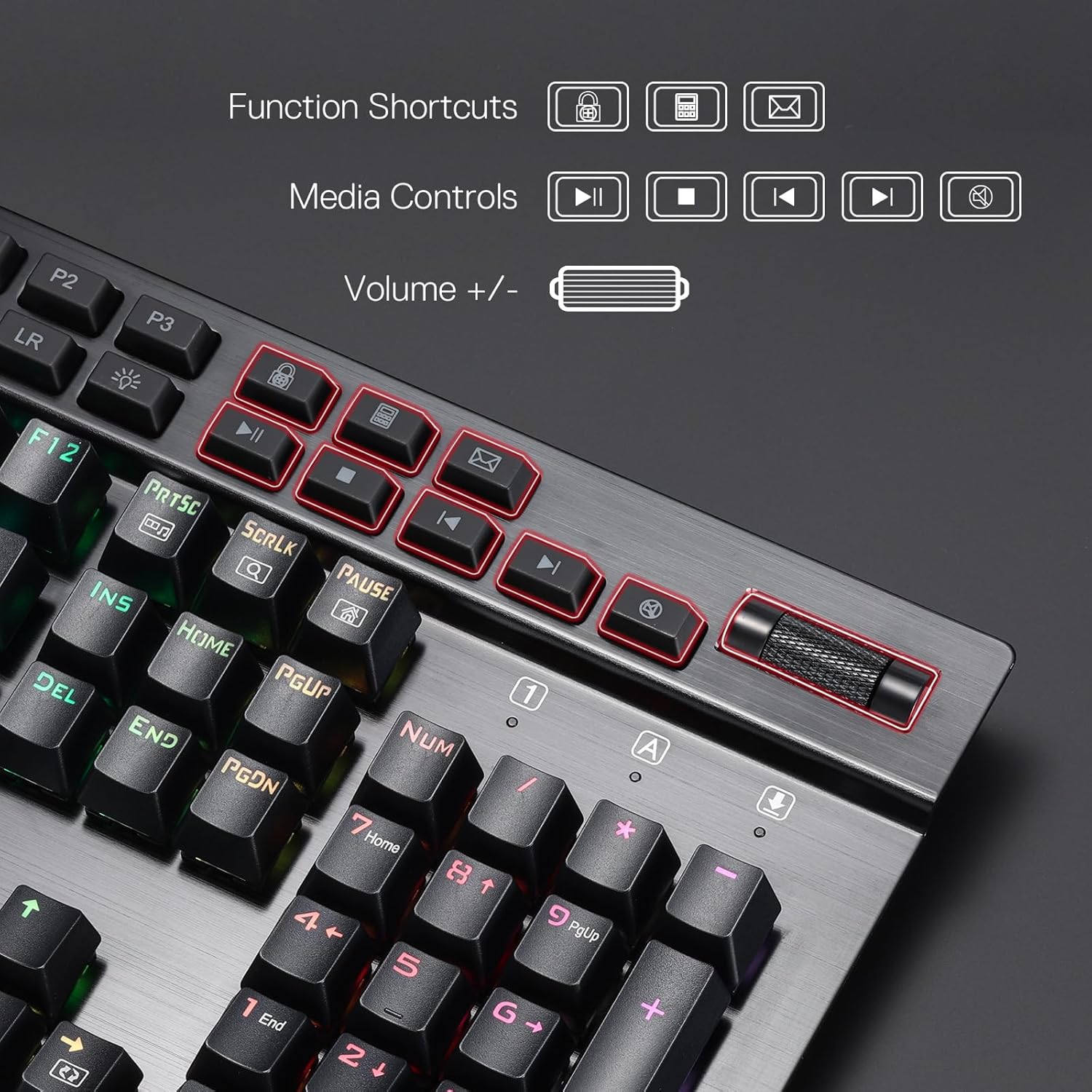 Redragon K550 RGB Gaming 104 t - Gaming Keyboard Budget avaliação e preço