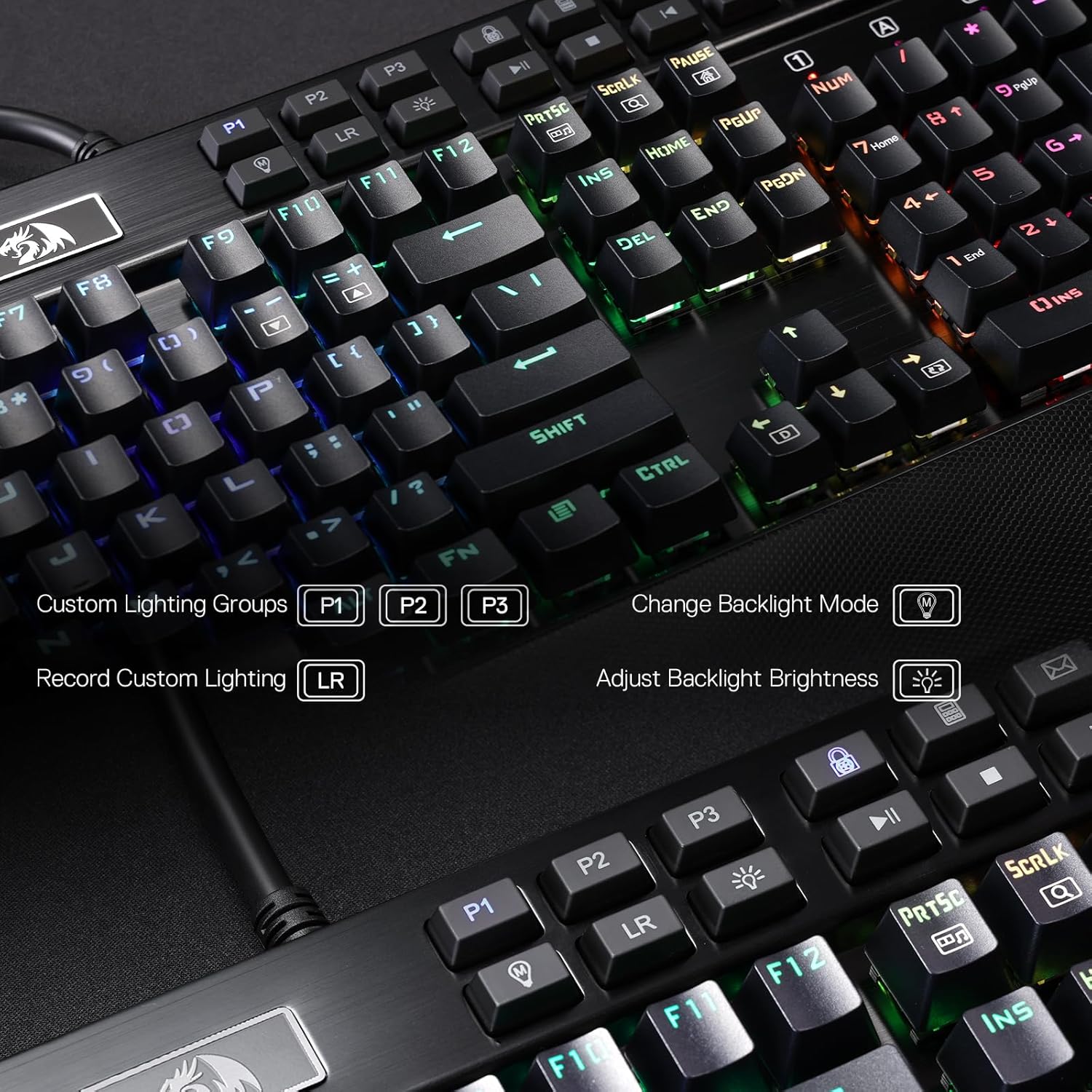 Redragon K550 RGB Gaming 104 t - Gaming Keyboard Budget avaliação e preço