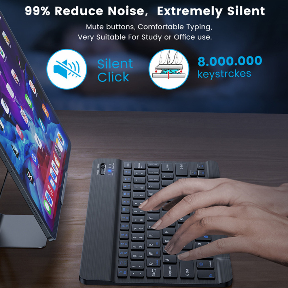 Mini teclado sem fio bluetooth - Gaming Keyboard Wireless avaliação e preço