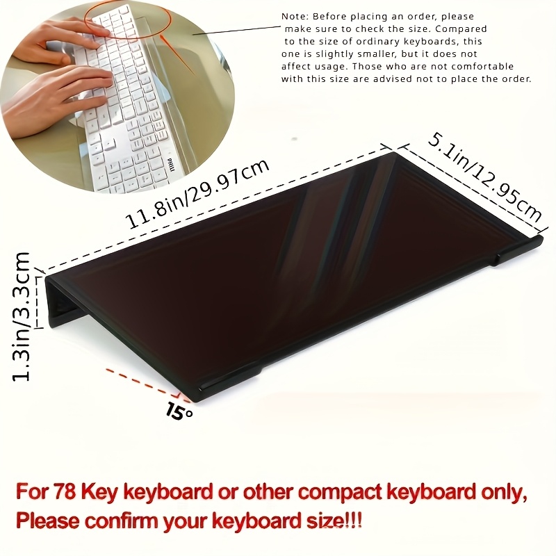 Suporte de teclado acrílico, o - Keyboard Gaming Transparent avaliação e preço