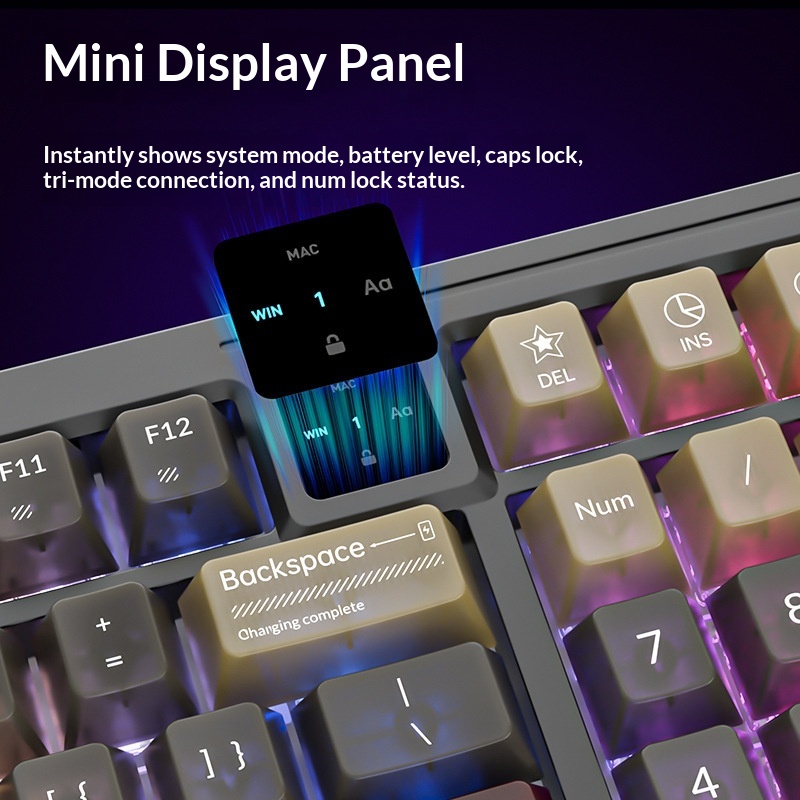 Teclado Mecânico Tri-Mode T98  - Gaming Keyboard Not Typing avaliação e preço