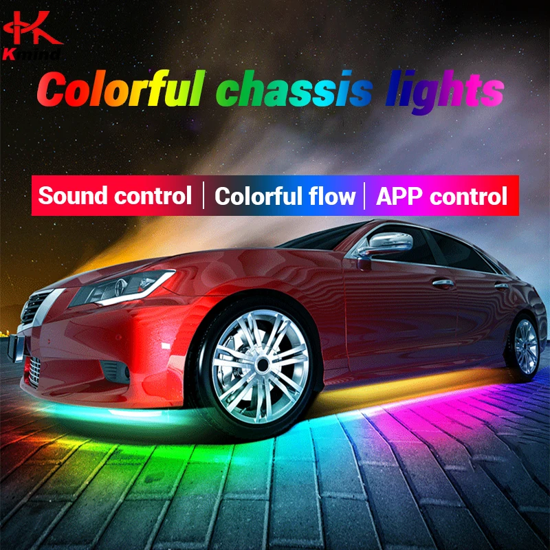 Carro underglow neon luzes led - Rgb Underglow Strip avaliação e preço