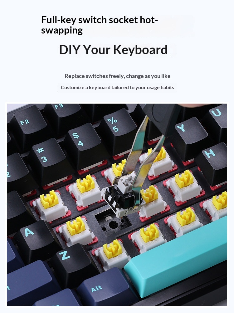 Teclado Mecânico Sem Fio Aula  - Gaming Keyboard Not Typing avaliação e preço