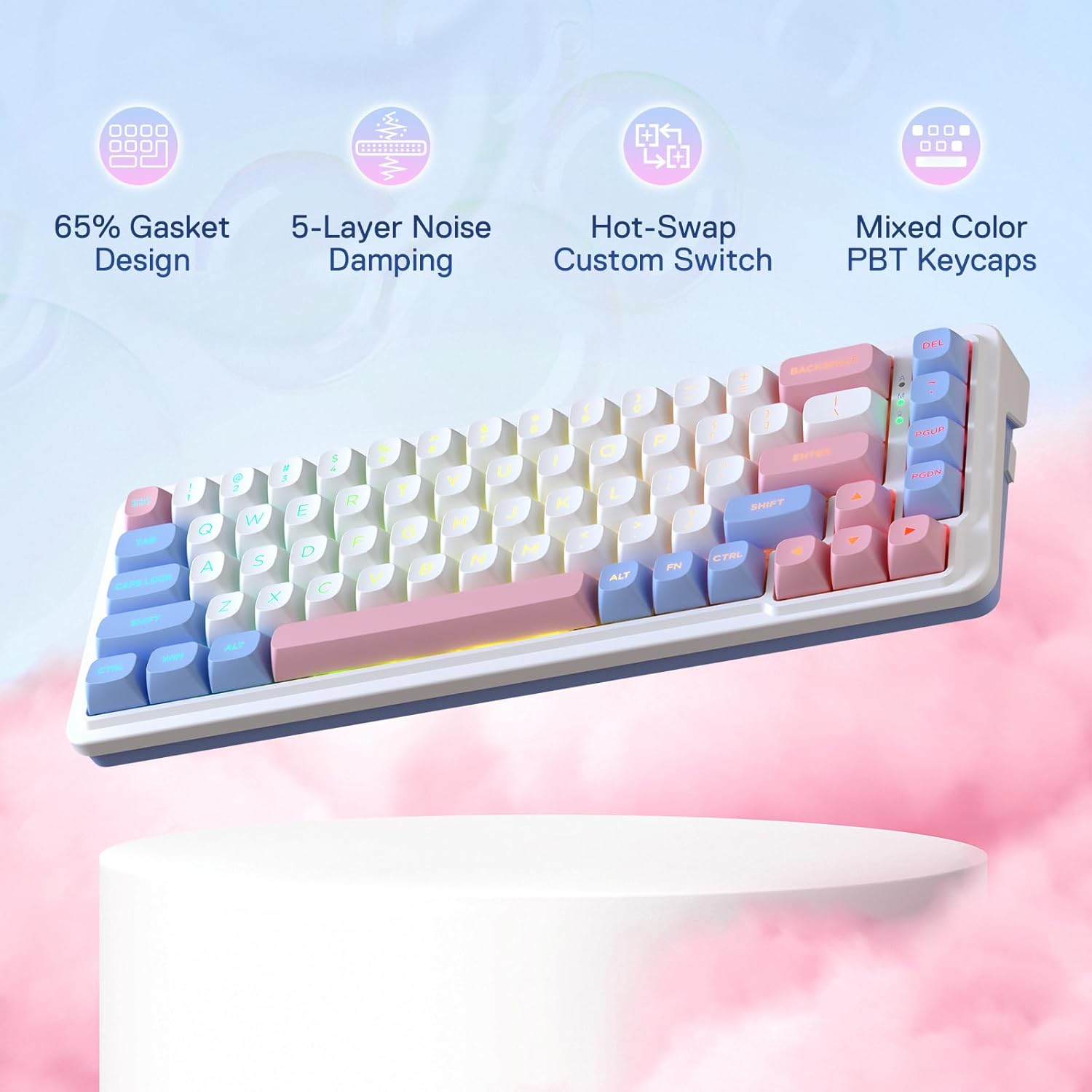 Redragon-K709 Pro Wireless RGB - Gaming Keyboard No Noise avaliação e preço