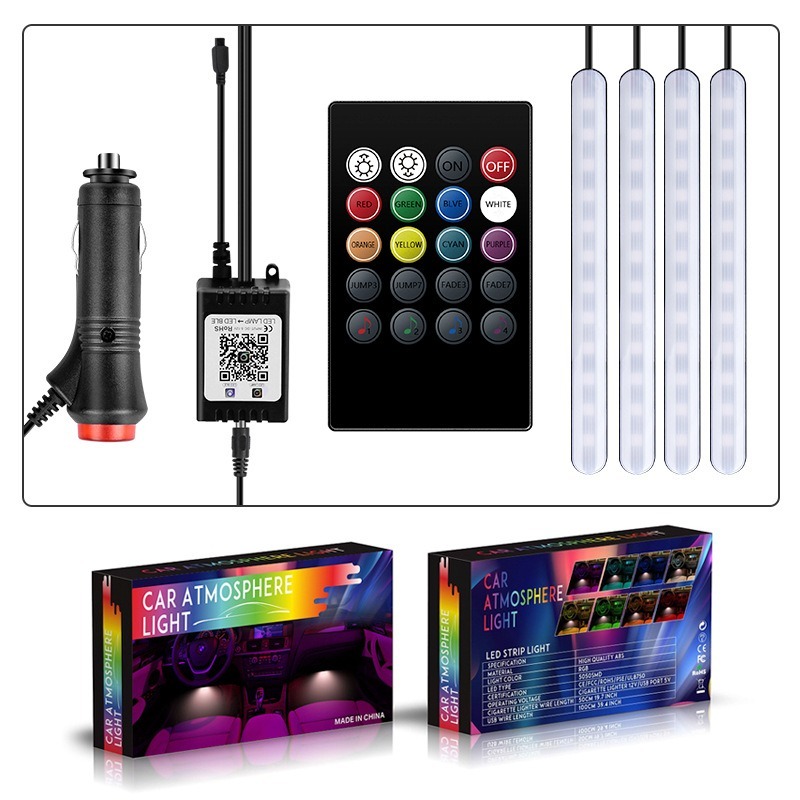 Luz LED RGB 4 em 1 para Carro  - Rgb Underglow Strip avaliação e preço